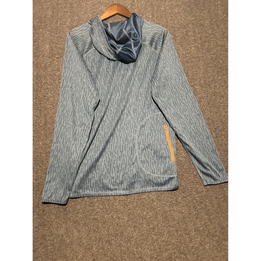 Howler brothers lightweight hoodie mens medium blue performance outdoors - Picture 3 of 6